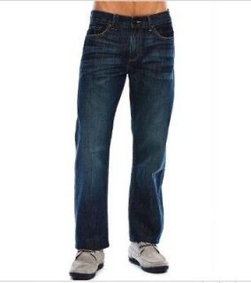 ARMANI EXCHANGE J65 Dirty Wash Indigo Relaxed Straight Jeans NWT