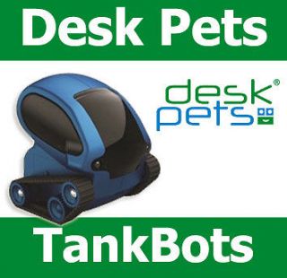 new desk pets blue tankbot remote control desktop toy  40 