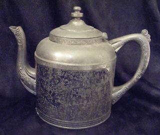   & Company silverplate coffee pot / tea kettle   1860   Yalesville CT