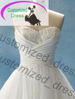 New White Wedding dresses Bridal Gown Quinceanera ball Party prom 