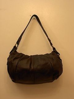 simply vera by vera wang brown leather hobo bag