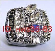   NFL New England Patriots SUPER BOWL World Championship Champions Ring