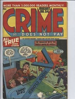   Does Not Pay run Golden Age CDNP #54 Charles Biro Lev Gleason R Rated