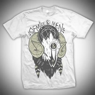 Of Mice And Men Ram Skull Officially Licensed Adult Shirt S 2XL
