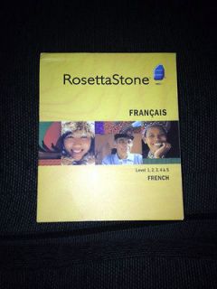 newly listed full new set rosetta stone french level 1 to 5 