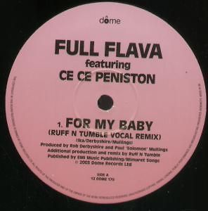   FEATURING CE CE PENISTON formybaby 12 3 track ruff n tumble vocal re