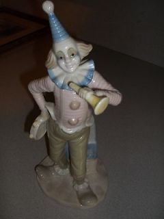 Large Porcelain Clown Send In the Clowns by Russ Berrie & Company