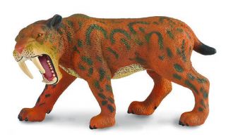   Smilodon Prehistoric Dinosaur Sabre Tooth Tiger Replica Toy   NIP