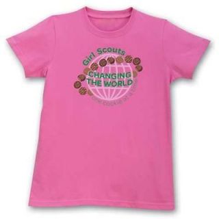 Girls CHANGING the WORLS COOKIES T Shirt Size 6 6X 7 8 10 12 14 16 