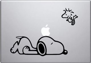 Snoopy and Woodstock inspired vinyl decal / sticker for MacBook 