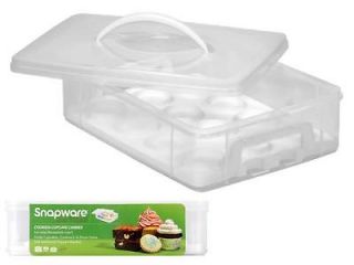   Snap N Stack 1 Layer CUPCAKE COOKIE or 1/4 Sheet Cake CARRIER *New
