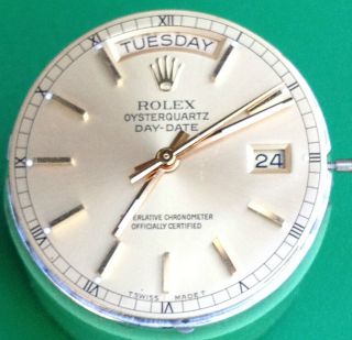 Rolex vintage Gents President QUARTZ MOVEMENT, Q.Set model, works 