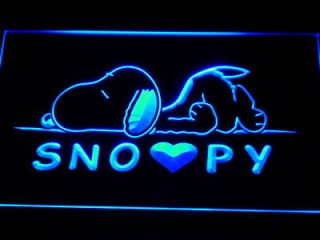 Newly listed g139 b Snoopy Peanuts Cartoon Decor Neon Light Sign