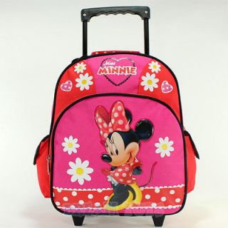 Disney Minnie Mouse Daisy 12 Small Toddler Roller Backpack Girls 