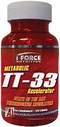 NEW i Force Nutrition TT 33 Metabolic Accelerator Fat Burner 90 