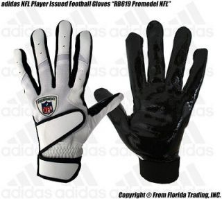adidas nfl player issued gloves rb619 promo 4xl whi te
