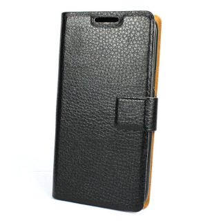 Black PU Leather Case Cover Wallet For Samsung GALAXY NOTE 2 II N7100 
