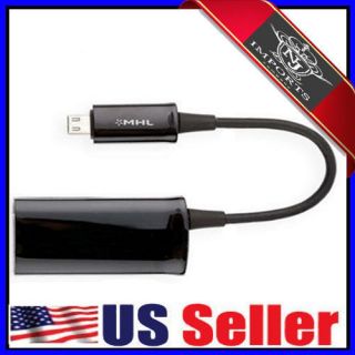   Micro MHL To HDMI HDTV Adapter Cable For Samsung Galaxy S3 III i9300