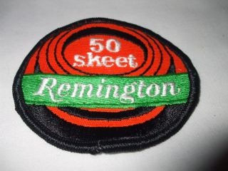 remington shotgun 50 skeet embroidered patch 3 1 2 new