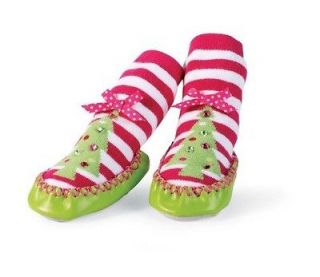   Christmas Tree Sock Slippers from Santas Little Helper Collection