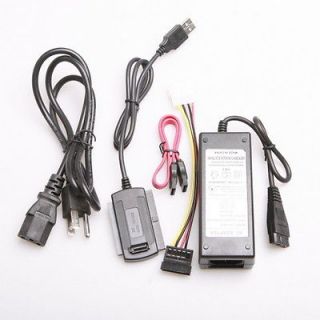 USB 2.0 to SATA/IDE Line Hard Drive Converter Cable Adapter 480mbps 