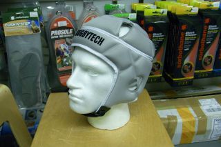 RugbyTech Protective Headgear   in grey, ideal for beginners