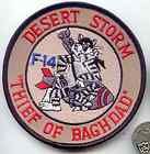 US Navy Air Force Desert Storm TomCat Baghdad Iraq Squadron F14 Patch 