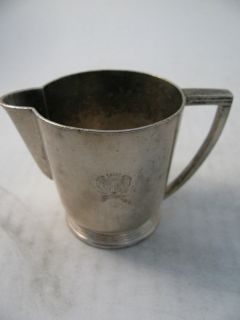THE SAXONY SILVERPLATE 4 OZ. INDIVIDUAL CREAMER by REED & BARTON w 