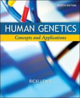 Human Genetics by Ricki Lewis (2007, Pap