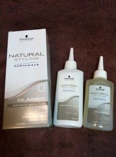 SCHWARZKOPF NATURAL STYING HYDROWAVE CLASSIC 0 COMPLETE PERM KIT 
