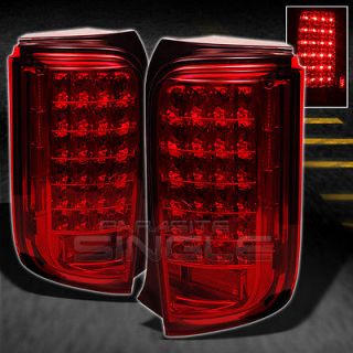 08 10 SCION XB Bb SPORT JDM RED LENS FULL LED TAIL LIGHTS LAMPS PAIR 