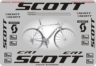 scott bikes 2011 cr1 full sticker kit 