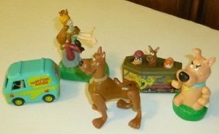   lot of 5 fastfood Toys Burger King w/ Scrappy wind up & mystery van