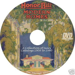  Honor Bilt Modern House & Home ~ Eleven Plan Catalogs{1908 1940 
