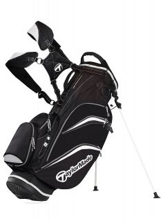 Brand New TaylorMade Golf Pure Lite 3.0 Stand Bag   Black/White
