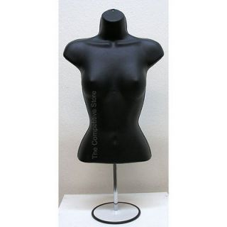   Female Countertop Mannequin Form (Waist Long) W/ Base For S M Sizes