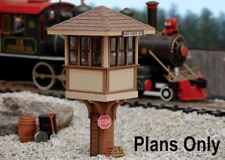 watchman s crossing tower g scale building plans  9 99 buy 