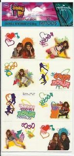 sheet of 16 shake it up temporary tattoos time left