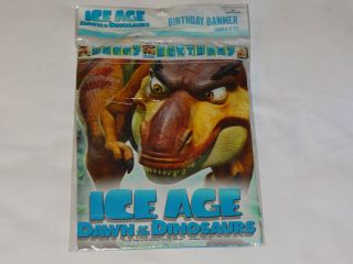 new ice age dawn of the dinosaurs banner party supplies