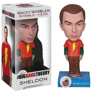 Exclusive Big Bang Theory Sheldon Cooper Bobble Head with Shazam 