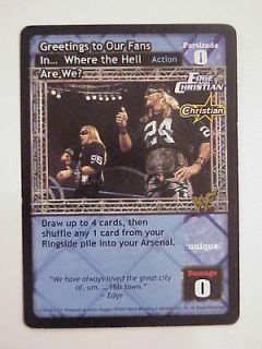 Raw Deal WWF Ver 3.0 Edge and Christian Greetings to Our Fans In 