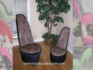 jr leopard high heel shoe chair birthday gift time left
