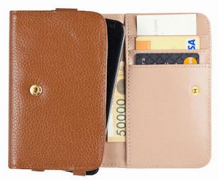 Leather smart cell phone wallet style case / For Samsung Galaxy Note 