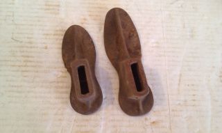 Antique Vintage Cobblers Shoemaker Anvil Stand Accessories Size 1 & 2