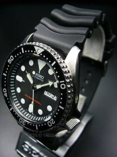seiko automatic diver s 200m watch rubber band skx007k from