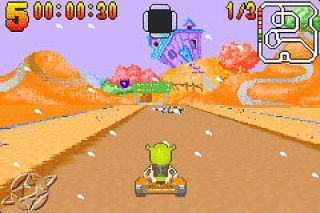 Shrek Swamp Kart Speedway Nintendo Game Boy Advance, 2002