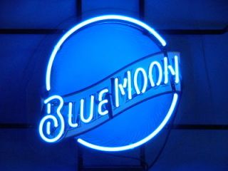 blue moon beer bar pub neon light sign from hong