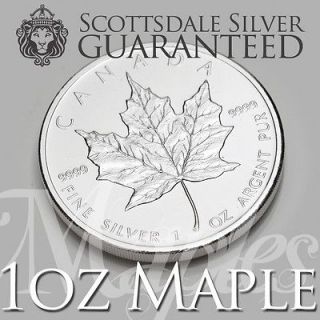 Newly listed 1 oz Silver Canadian Maple Leaf Coin 2013   One Troy oz 