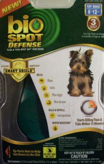 BIO SPOT DEFENSE SPOT ON FLEA & TICK CONTROL FOR DOGS (WEIGHING 6 TO 
