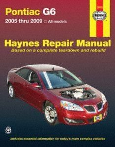 haynes publications 79025 repair manual fits pontiac g6 parts sold